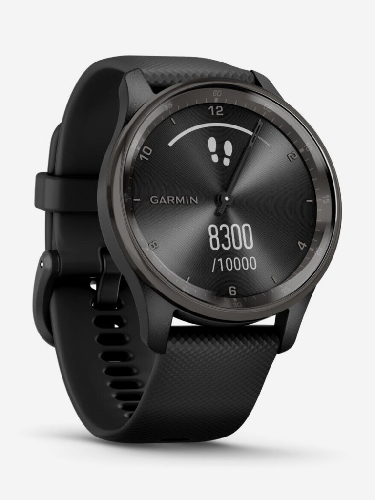 Спортивные часы Garmin Vivomove Trend с черным ремешком