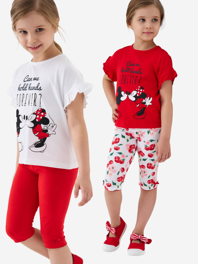 Легинсы укороченные, 2 пары в комплекте PlayToday