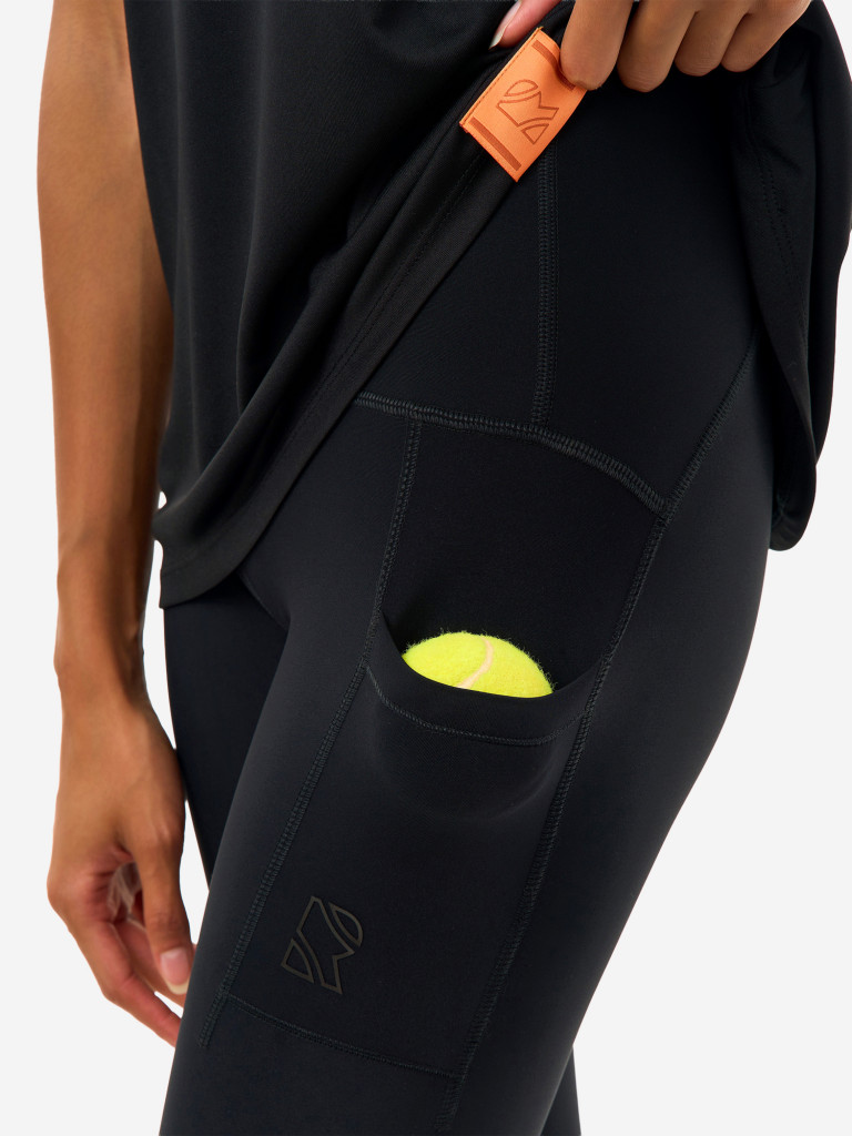 Легинсы женские RAQUETA SPORT с карманами Bestie, Black