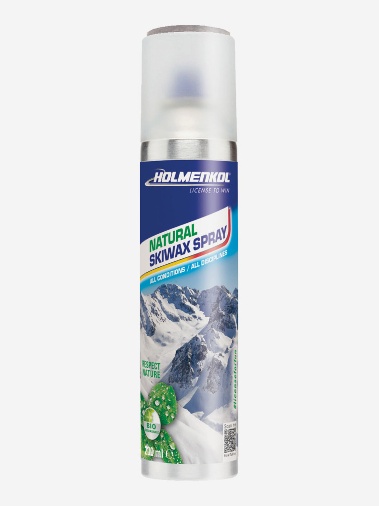Мазь скольжения Holmenkol Natural Wax Spray, 200 мл
