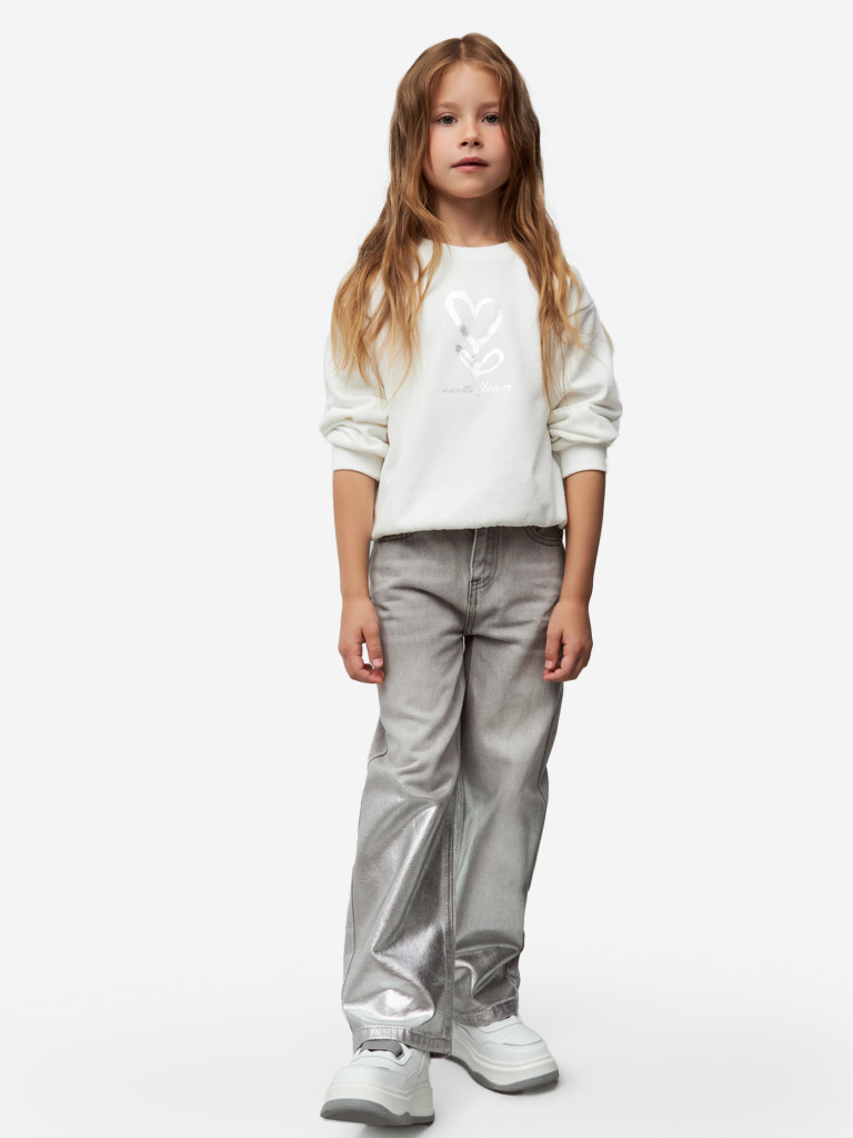 Джемпер с аппликацией для девочек TOTTI KIDS