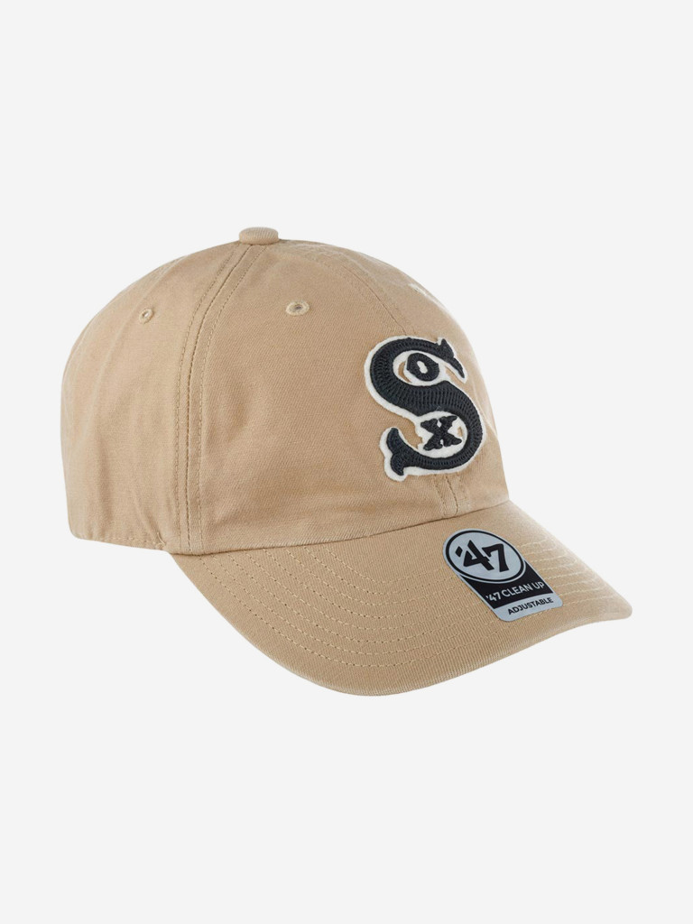Бейсболка 47 BRAND BCPTN-CLINK06GWS-KH36 Chicago White Sox MLB (бежевый)