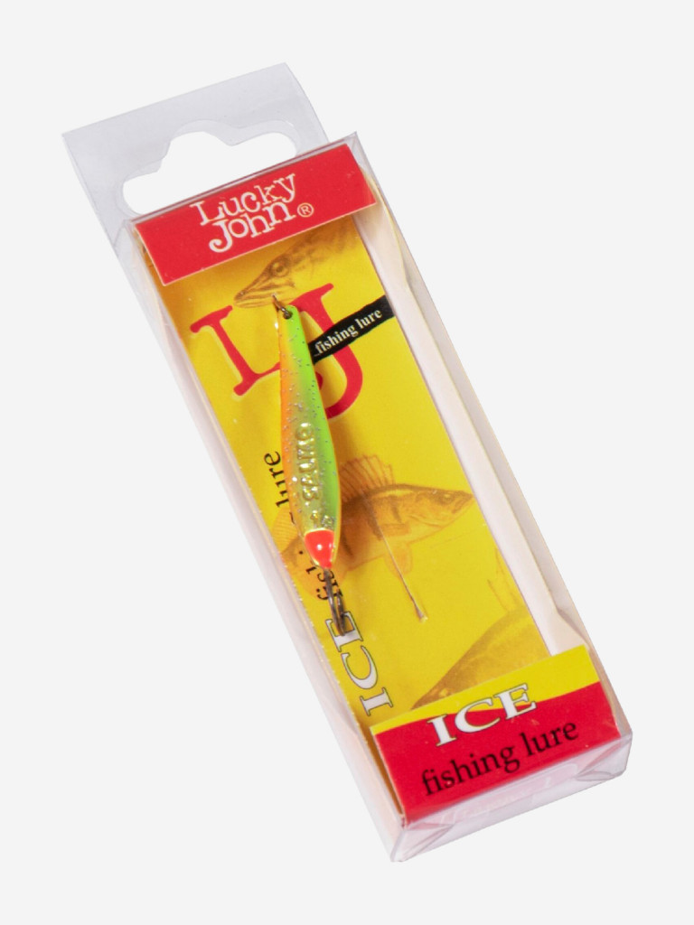 Блесна вертикальная Lucky John зимняя MODEL S-1 с впаянным крючком, вес 1.5 г