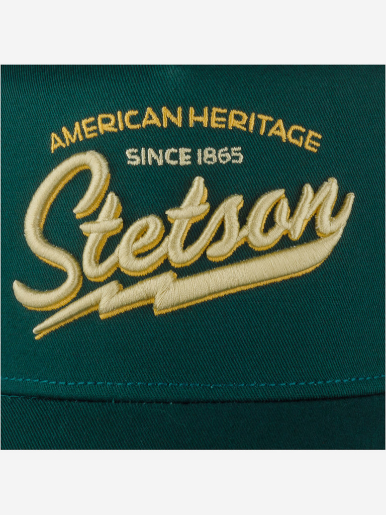 Бейсболка с сеточкой STETSON 7751171 TRUCKER CAP AMERICAN HERITAGE CLASSIC (зеленый)