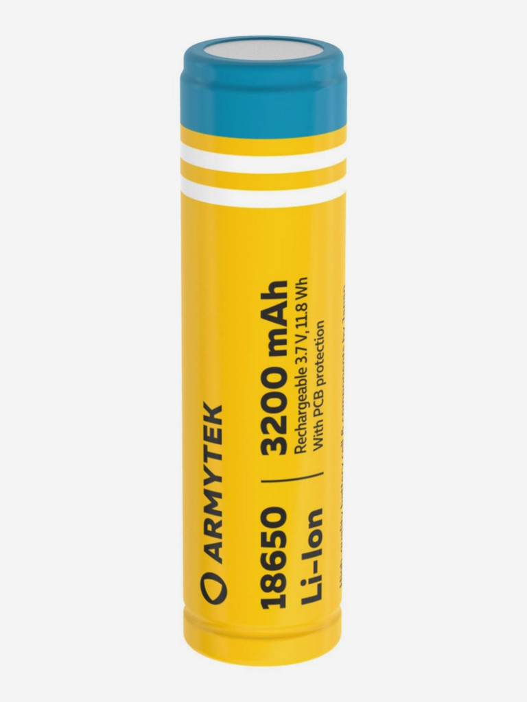 Аккумулятор защищенный Armytek, 18650 Li-Ion 3200 мАч