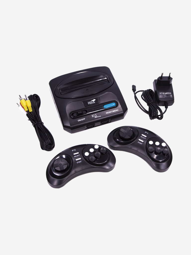 Игровая приставка RETRO GENESIS Dinotronix Mix Wireless + 470 игр (AV кабель, 2 беспроводных джойстика)