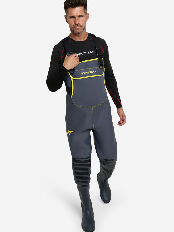 Вейдерсы мужские мембранные FINNTRAIL Blackwater с сапогом