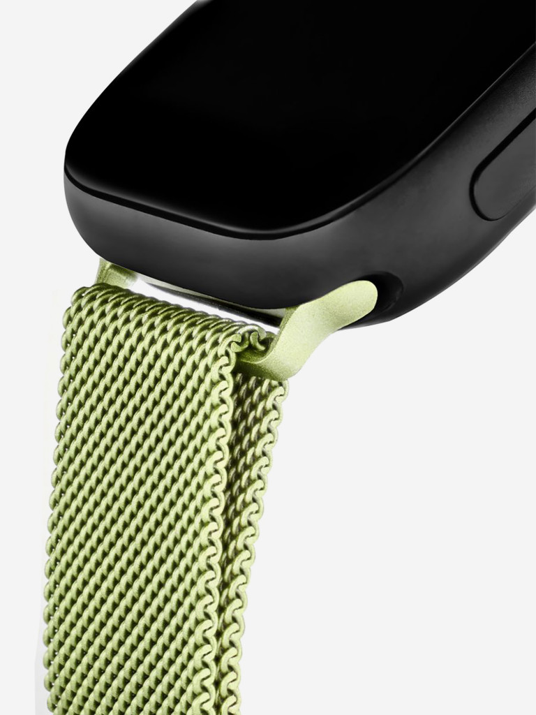 Ремешок для часов Apple Watch Ultra/49/45/44/SE/42 mm Mutural Оригинал, ультралегкий металлический на магните — зелено-золотой
