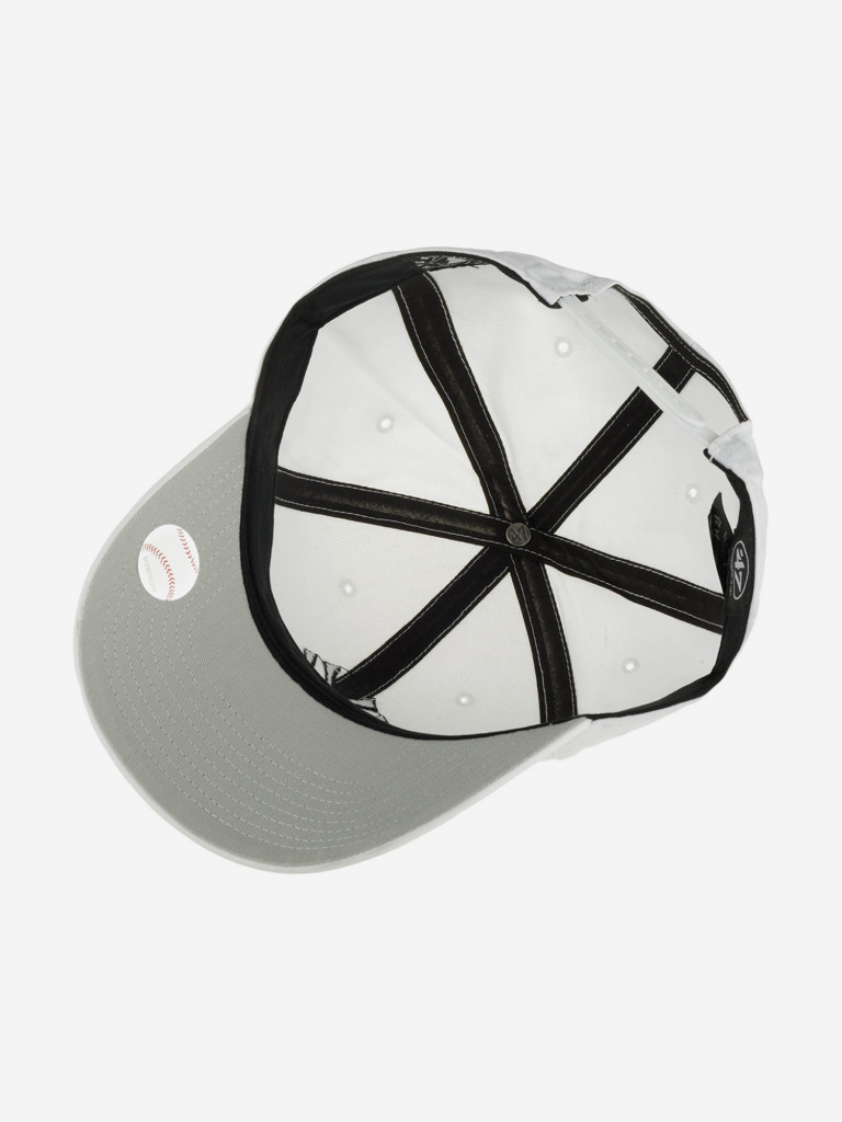 Бейсболка 47 BRAND B-RAC17CTP-WH New York Yankees MLB (белый)
