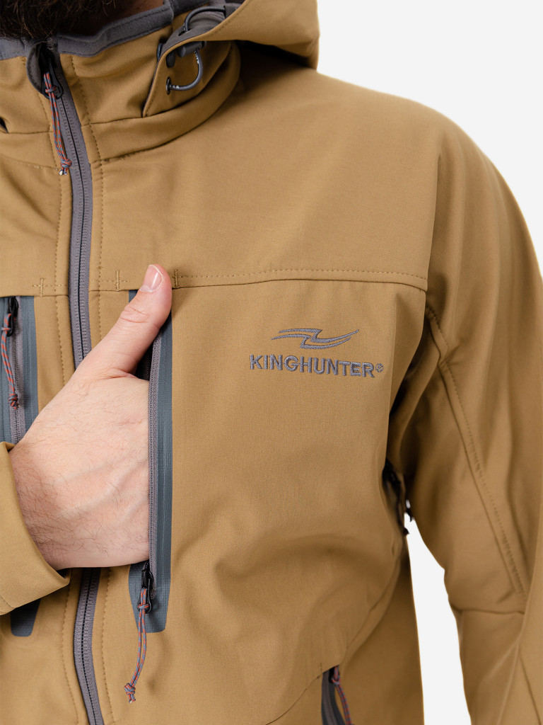 Куртка мужская King Hunter Wind, непродуваемая для активного отдыха