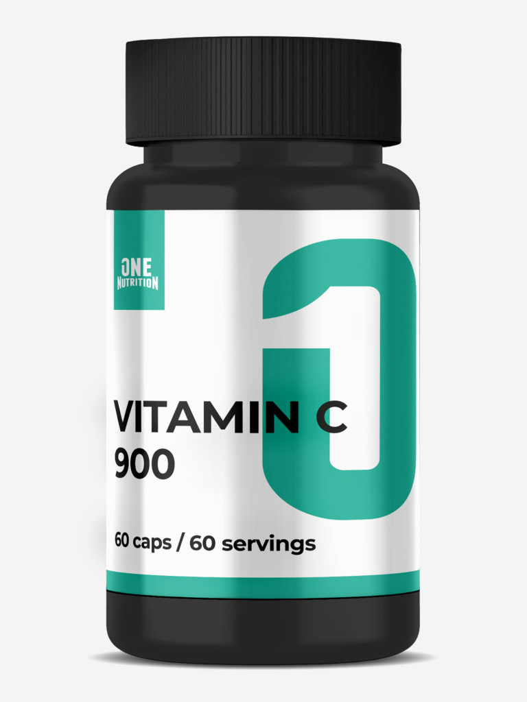 Витамин С, One Nutrition, 900 мг, 60 капсул