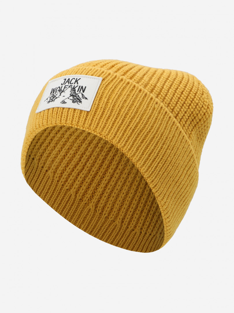 фото Шапка jack wolfskin badge, желтый