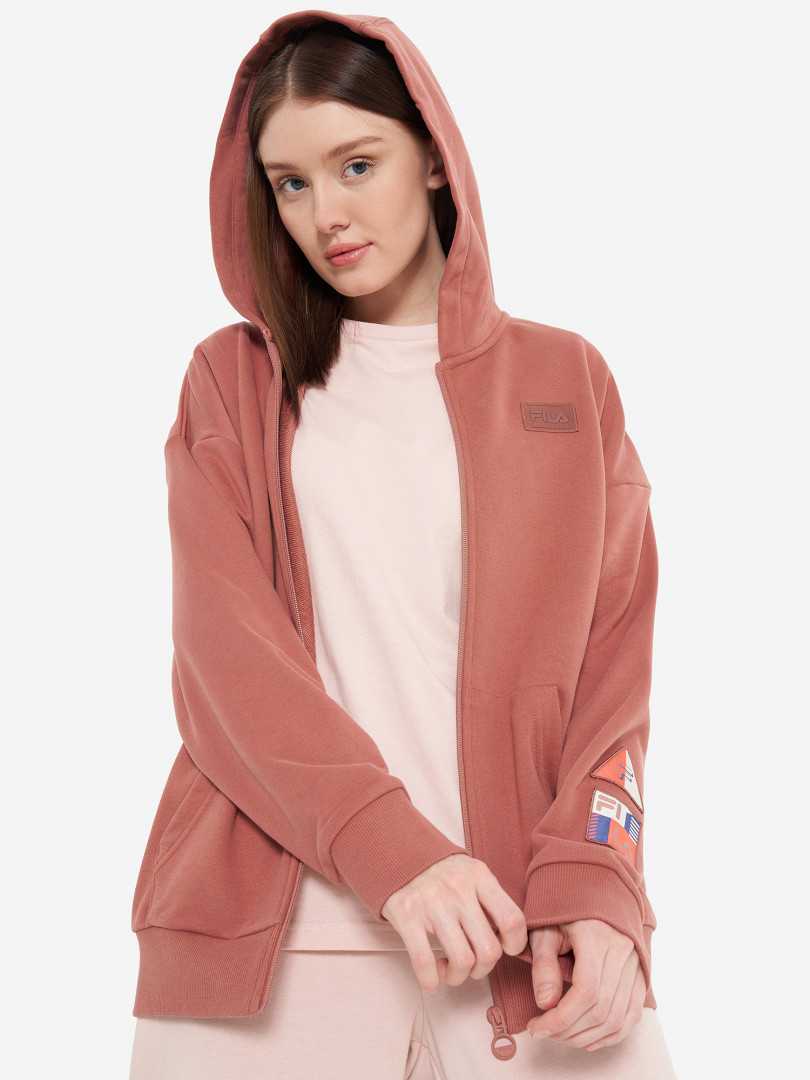 

Толстовка женская оверсайз FILA, Коричневый