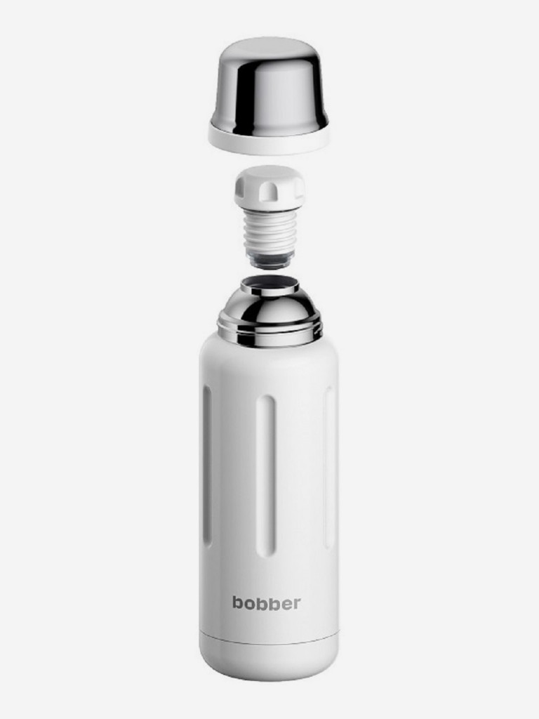 Термос вакуумный для напитков BOBBER Flask 770 мл, тепло до 36 часов, белый
