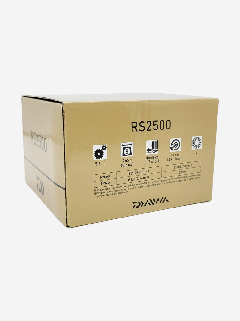 Катушка для спиннинга Daiwa RS 1000, катушка для удочки с передним фрикционом