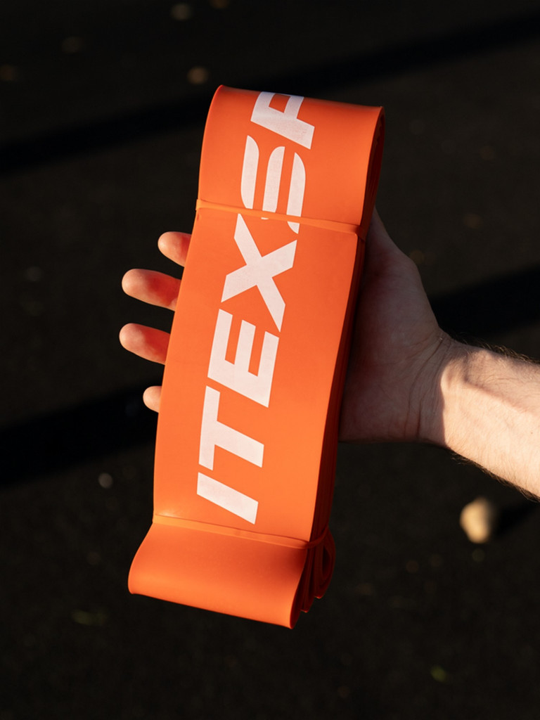Силовая лента ITEX SPORT 40-110 кг, оранжевая, размер 208х8.3х0.45 см