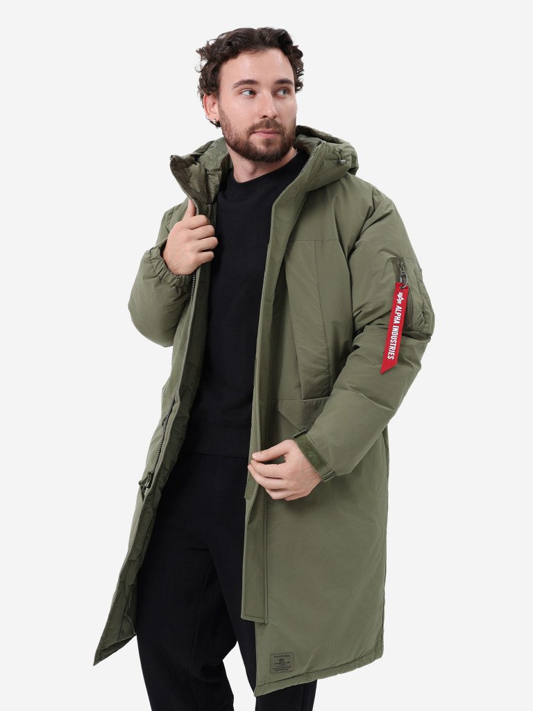 Парка длинная зимняя мужская Seal Long Puffer Parka Alpha Industries