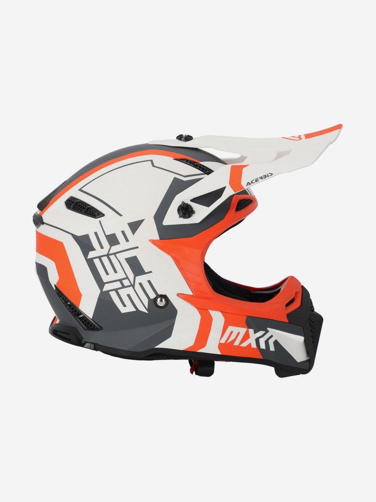 Мотошлем кроссовый взрослый Acerbis PROFILE 5 22-06 White/Orange
