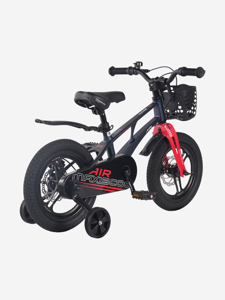 Велосипед детский Maxiscoo AIR PRO 14'', черный матовый, 2026
