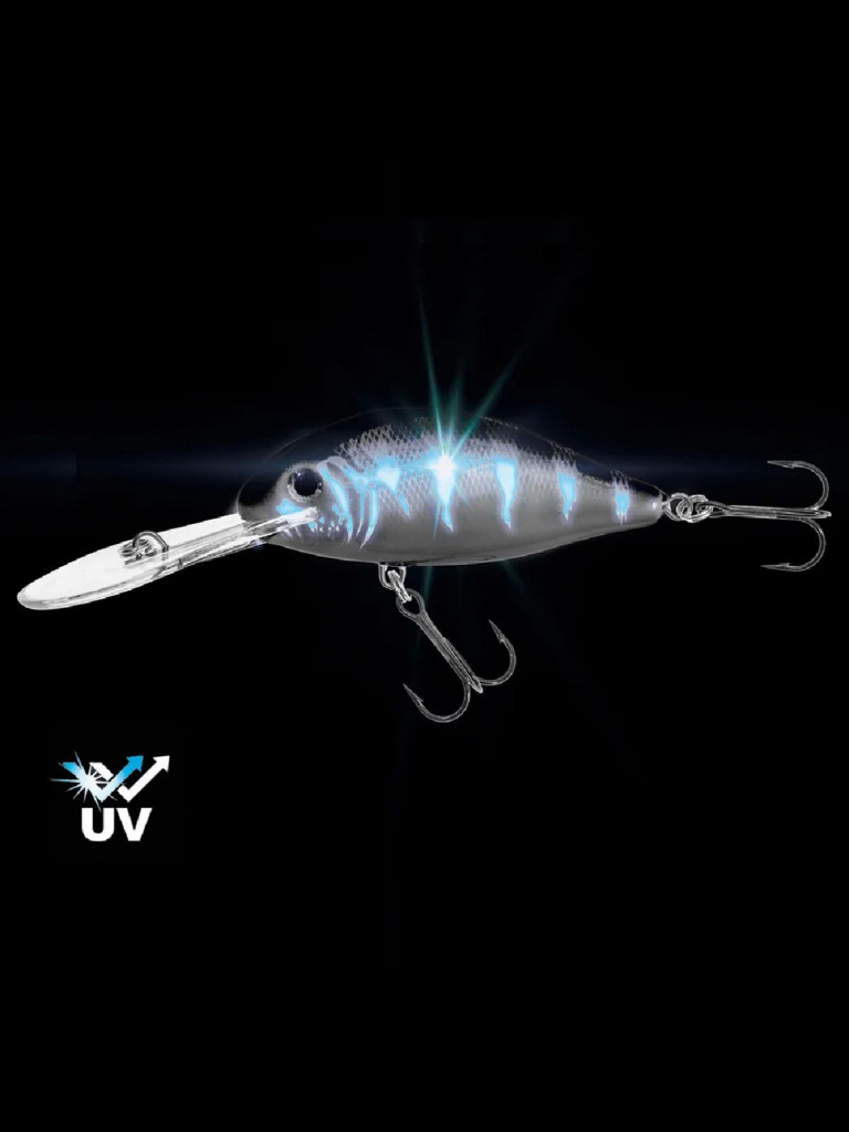 Воблер для троллинга глубоководный Jaxon Fighter SDR 8 см 13 гр #OT UV светящийся