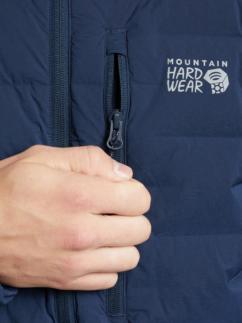 фото Пуховик мужской mountain hardwear stretchdown™ jacket, синий