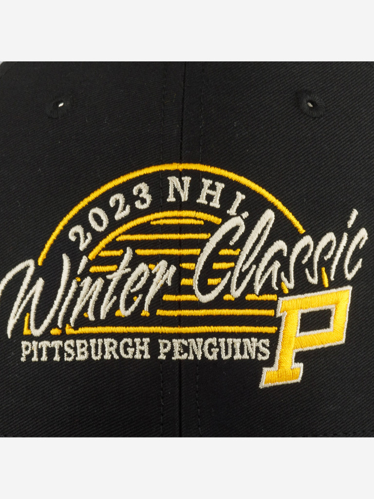 Бейсболка с сеточкой 47 BRAND Winter Classic Pittsburgh Penguins NHL (черный)