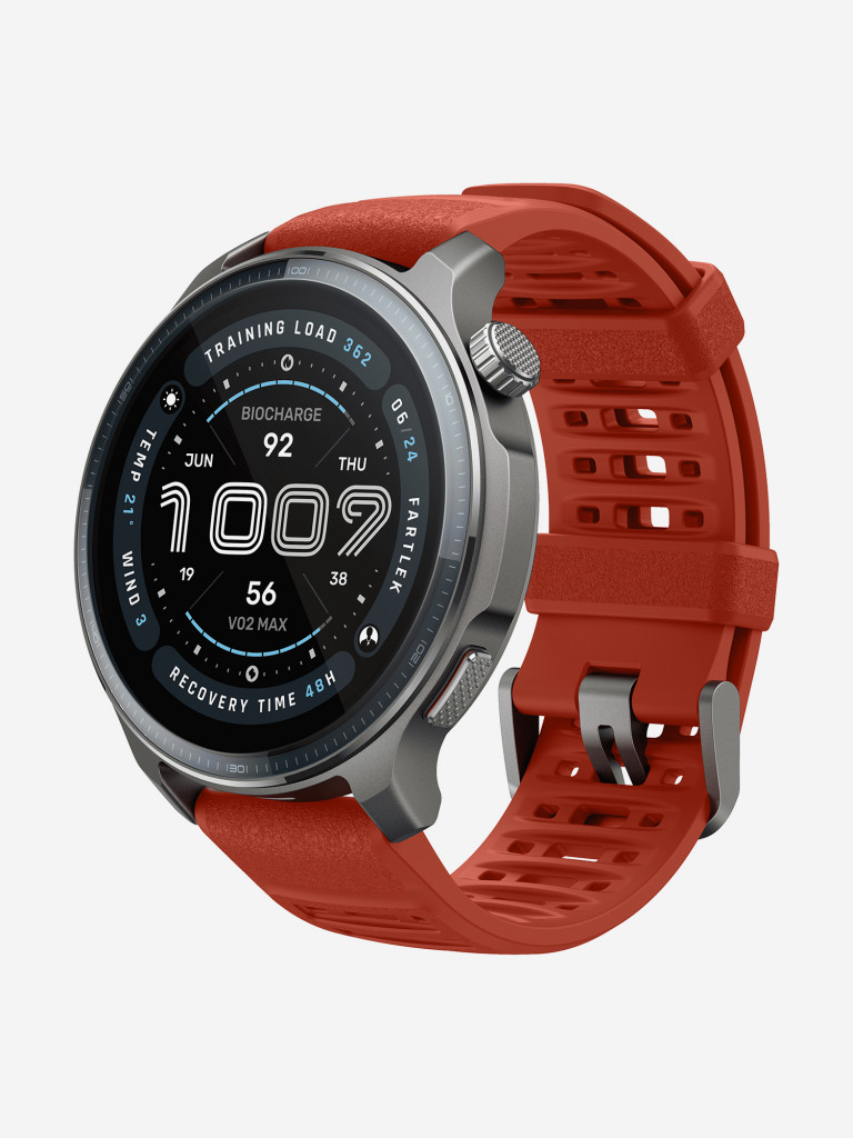 Умные часы Amazfit Balance 2 (+красный ремешок в комплекте)