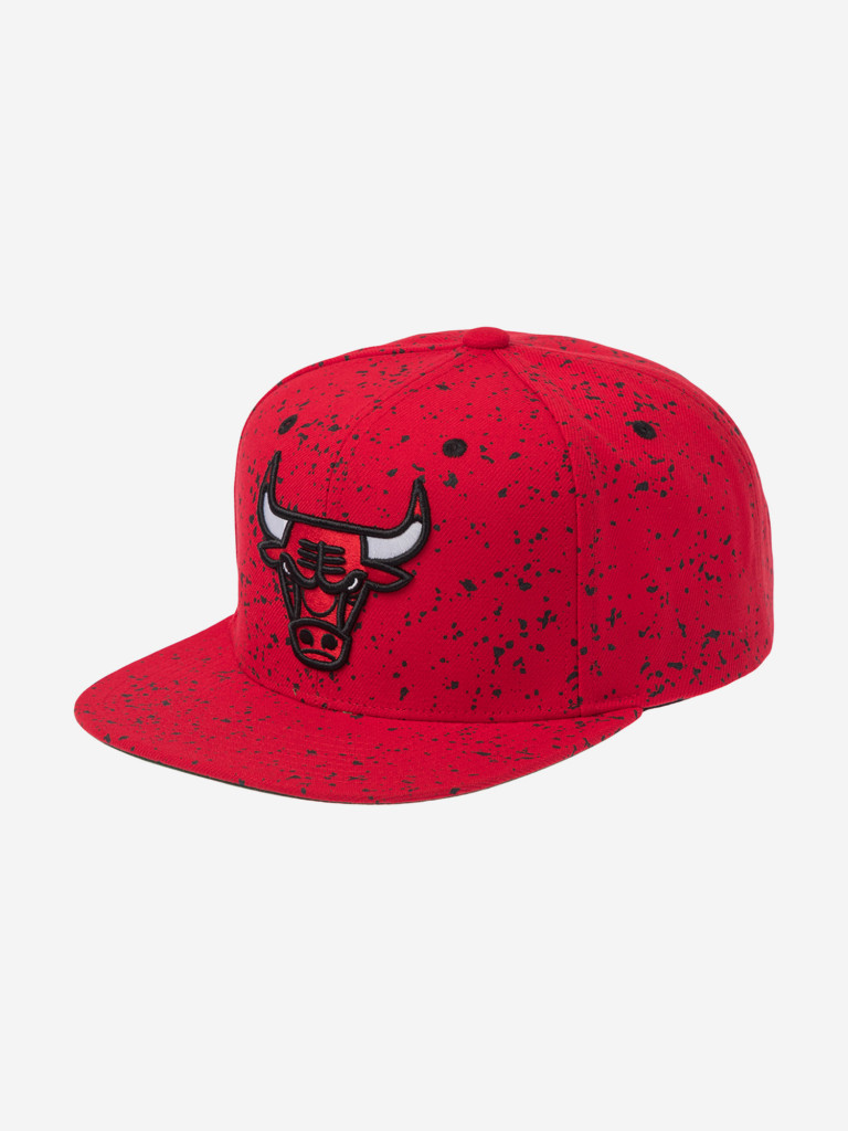Бейсболка с прямым козырьком MITCHELL NESS HS11479-CBURED1 Chicago Bulls NBA (красный)