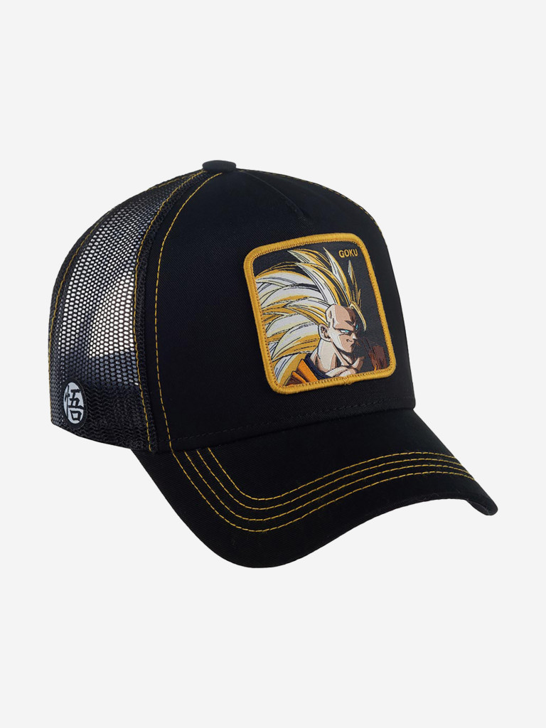 Бейсболка с сеточкой CAPSLAB CL/DBZ/1/SAN3 Dragon Ball San Goku Saiyan (черный)