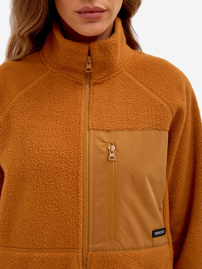 Толстовка теплая на молнии плюшевая кофта IRONCUST