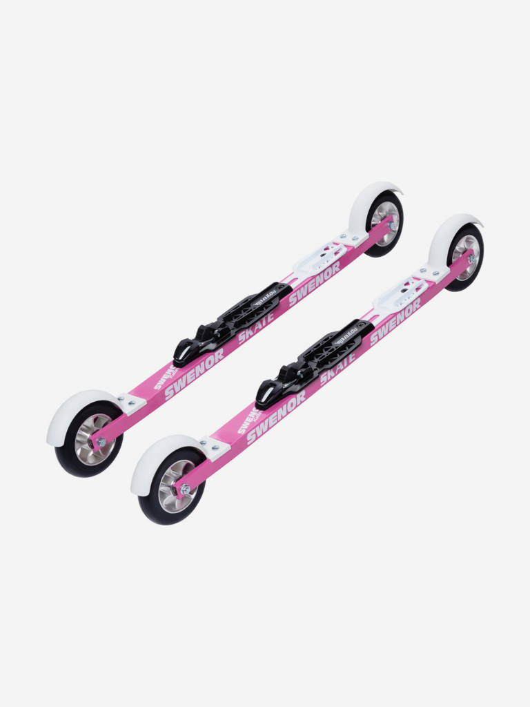 Лыжероллеры Swenor Skate Pink №2 для конькового хода с креплениями NNN