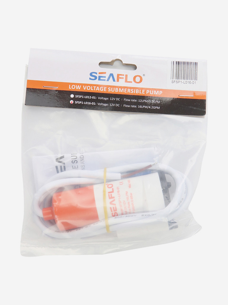 Водооткачивающая помпа SeaFlo погружная, 12V, 200 галлон/ч, погружная, диаметр патрубка 12 мм