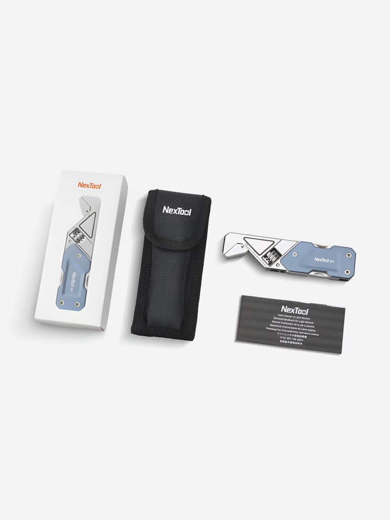 Мультиинструмент складной Nextool Light Wrench W1, 6 функций