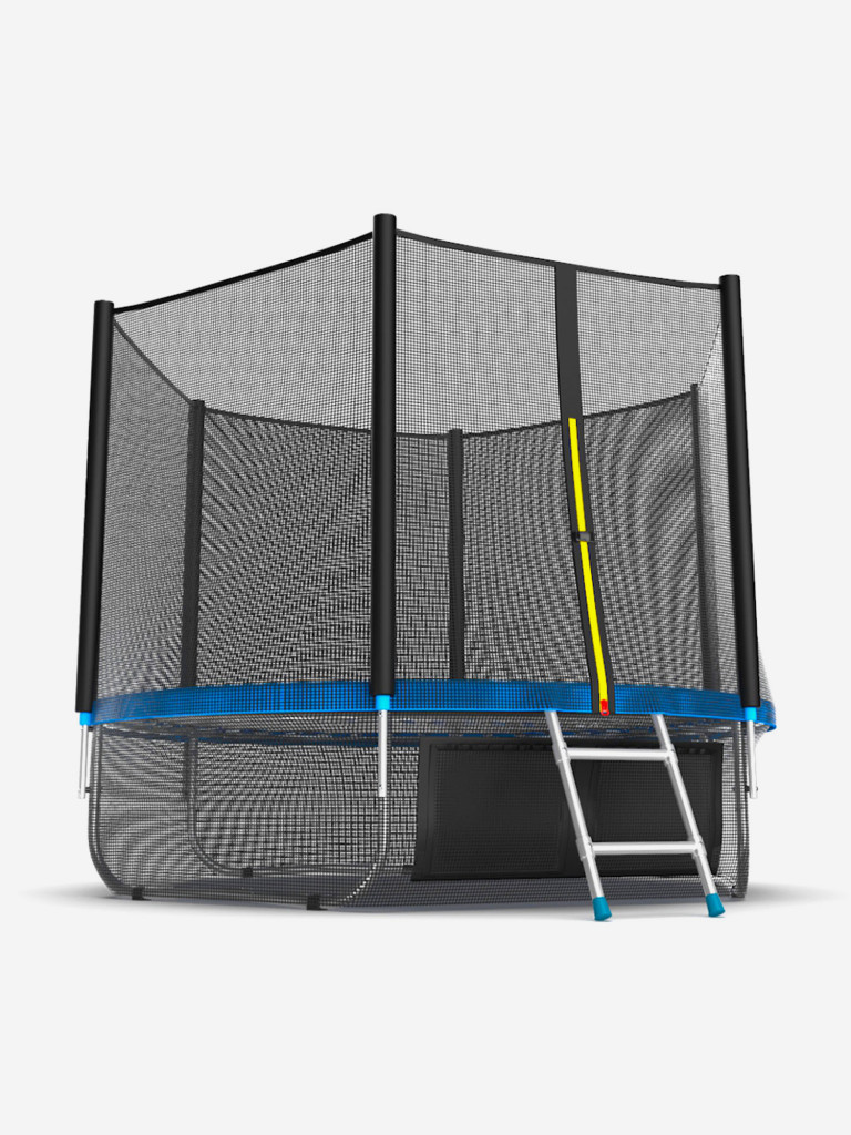 Батут каркасный EVO JUMP External 8ft + нижняя защитная сеть, диаметр 244 см
