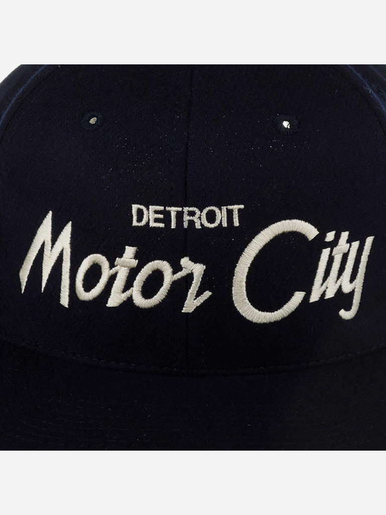 Бейсболка с прямым козырьком HOOD 100-MWL001-MI001-NY Motor City (синий)