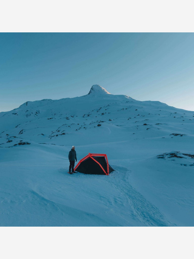 Палатка надувная для кемпинга HEIMPLANET KIRRA 4-season, Neon Red