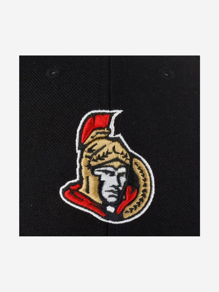 Бейсболка 47 BRAND H-MVP24WBV-BK Ottawa Senators NHL (черный)