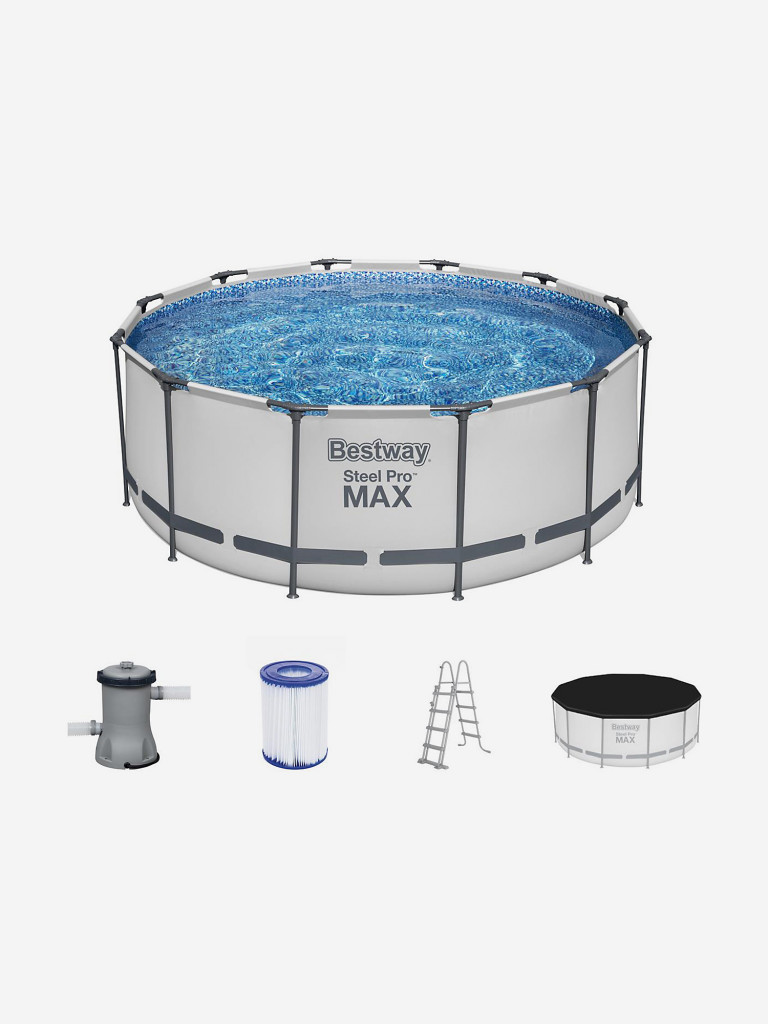 Бассейн Bestway 56420 каркасный Steel Pro Max 366х122 см , объем 10250 л