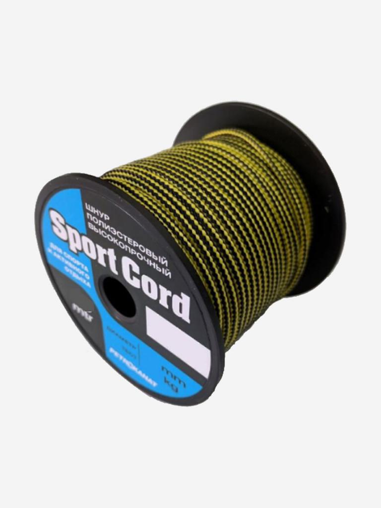 Шнур плетеный Петроканат Sport Cord 3,5 мм, 300 кг, 500 м, двухцветный, евробобина
