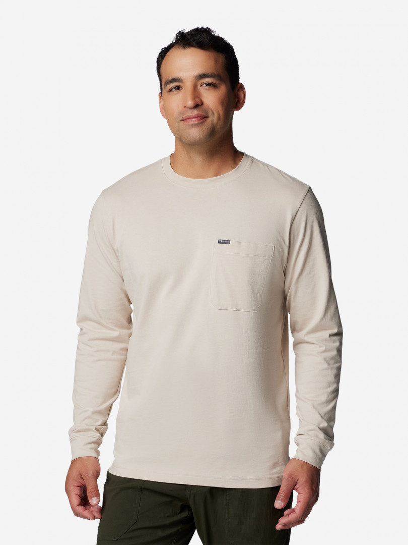 Свитшот мужской Columbia Landroamer Long Sleeve T-Shirt, Бежевый