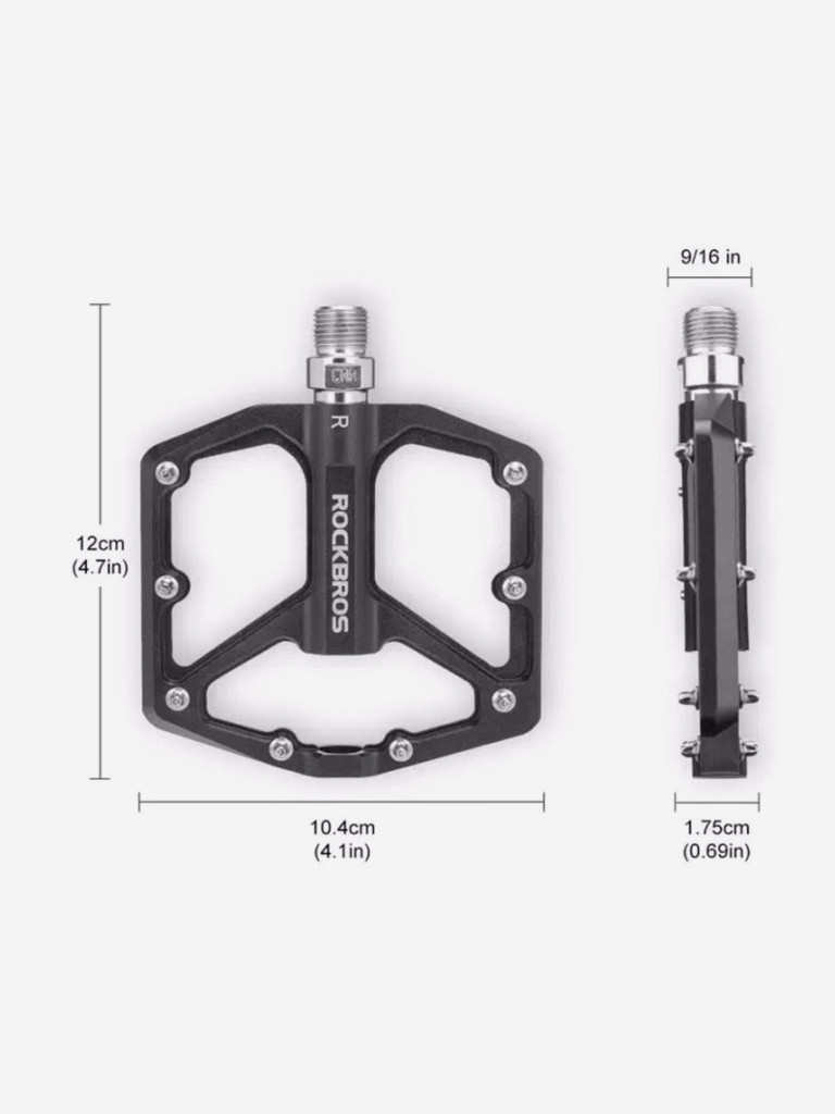 Педали для велосипеда Rockbros K203-BK