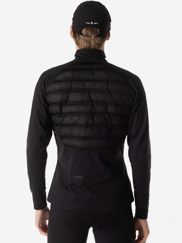 Лонгслив с пуховой вставкой мужской UGLOW, черный