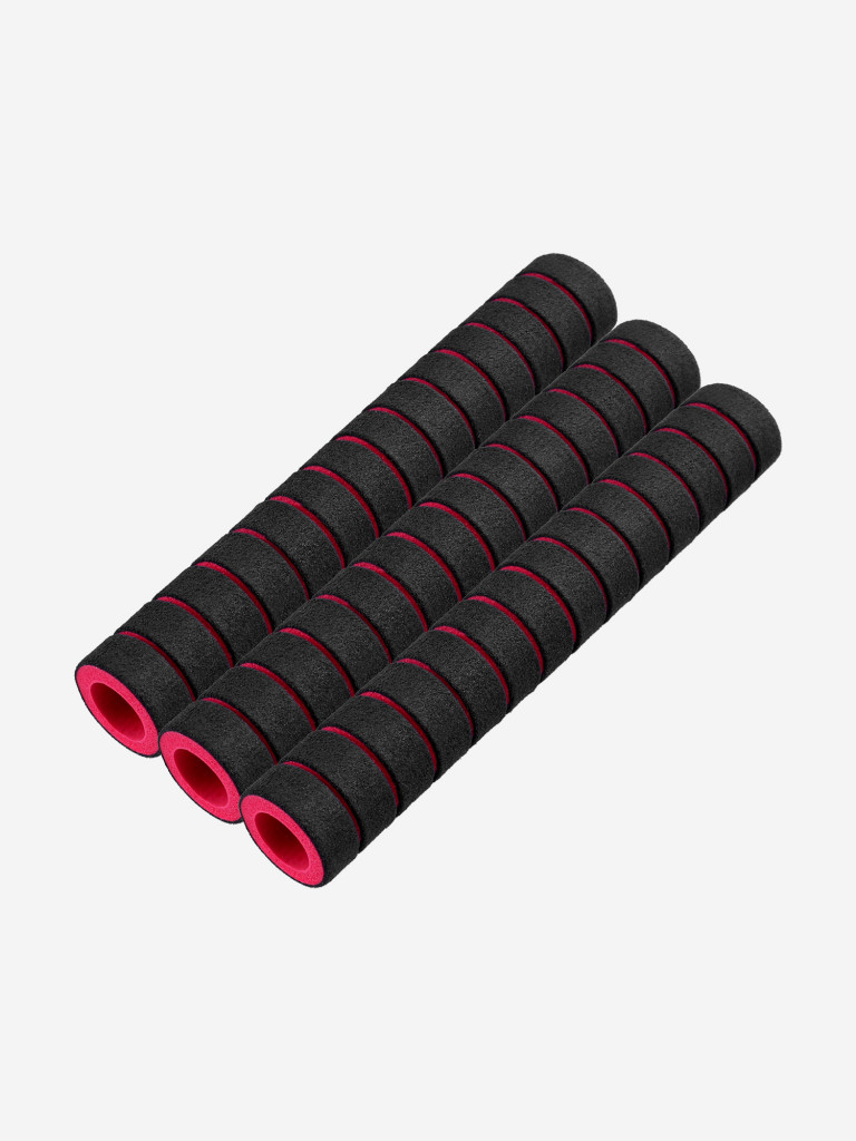Неопреновые ручки грипсы WestSport 3 шт, черно-красные