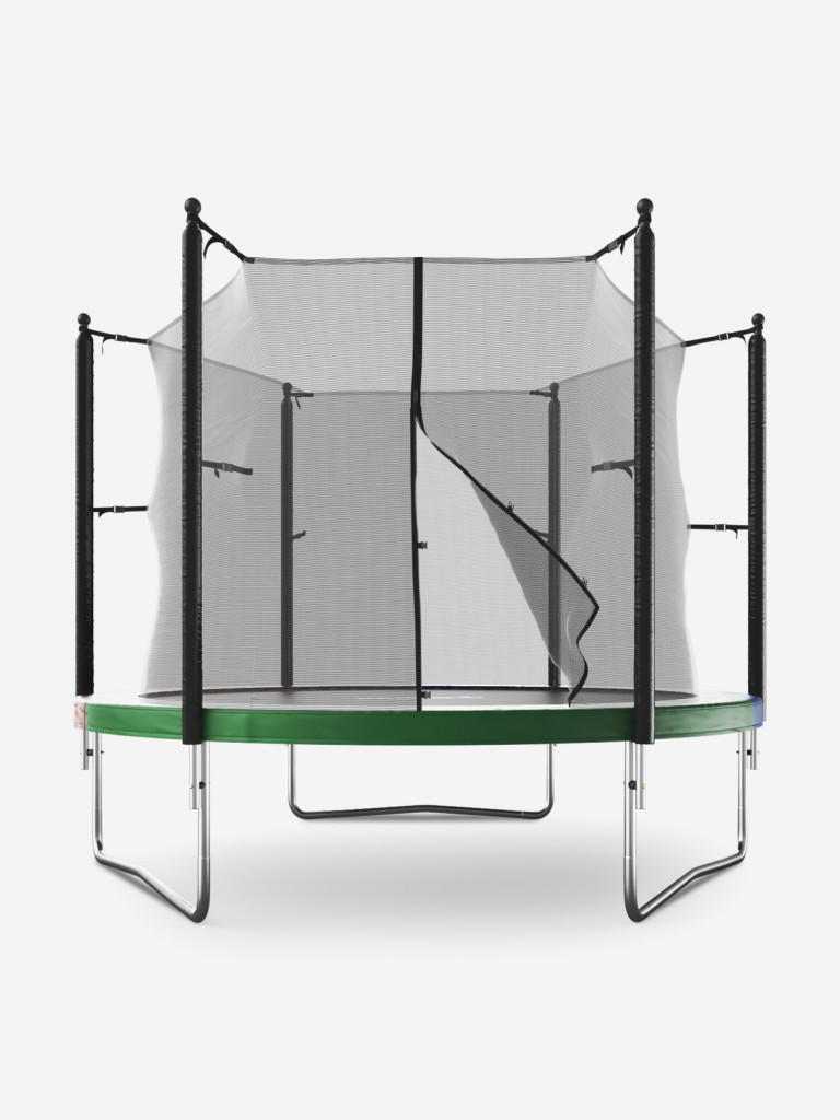 Батут каркасный UNIX Line Simple 10 ft Color с внутренней защитной сеткой, общий диаметр 305 см, до 140 кг