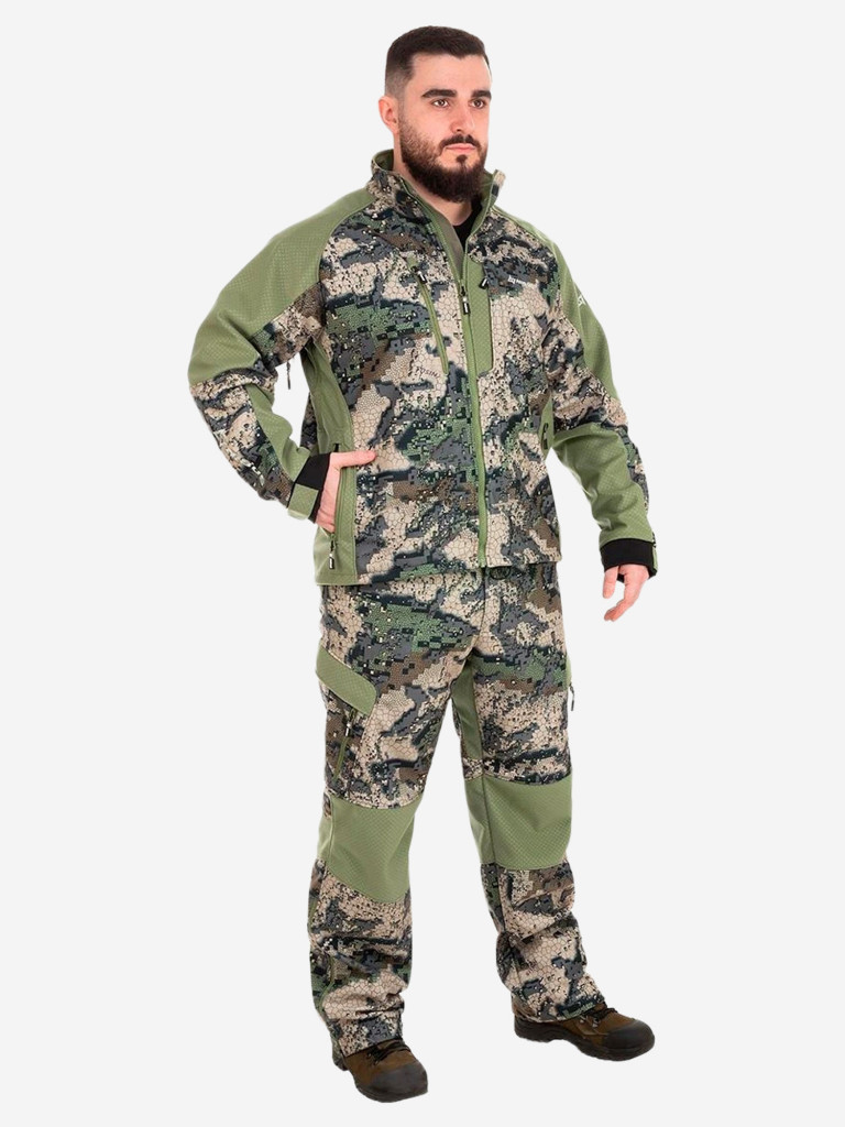 Костюм демисезонный Nisus Matrix (куртка+брюки) для рыбалки и охоты