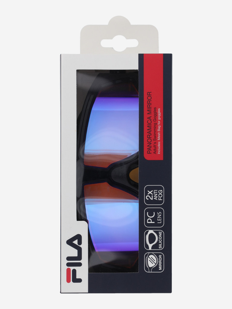 Полумаска для плавания FILA Panoramica Mirror