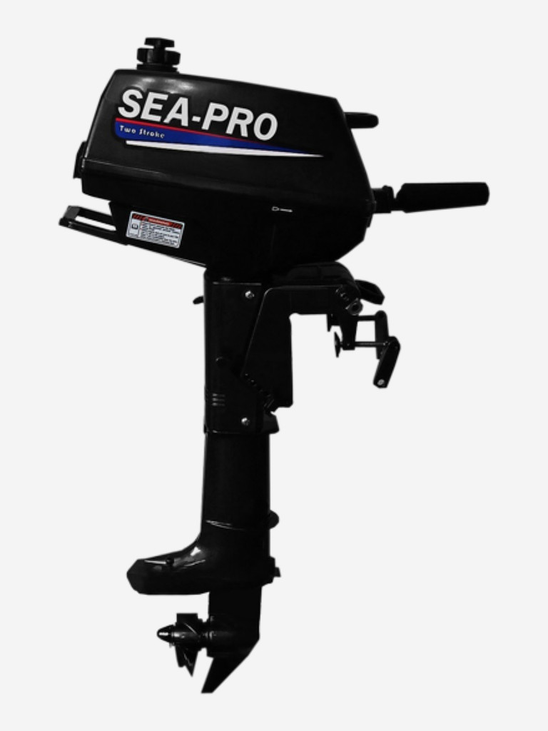 Лодочный мотор SEA-PRO Т 3S, бензиновый, 3 л.с., 70 куб.см, 2-х тактный