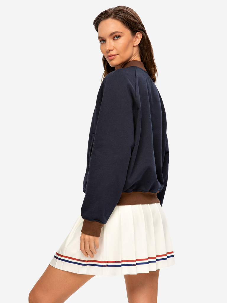 Бомбер женский RAQUETA SPORT Tennis Ball, Navy