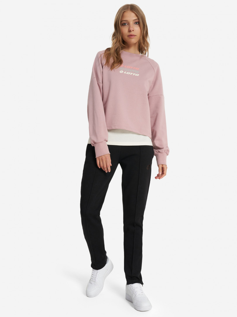 Свитшот женский Lotto Blocco Crewneck 30117520299 Фиолетовый, размер 52,48, 50,46, фото 4