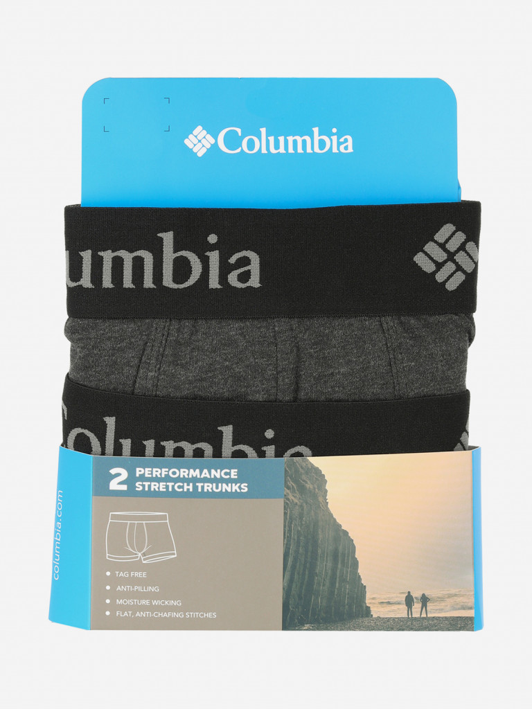 Трусы мужские Columbia Performance Cotton Stretch Melange, 2 штуки